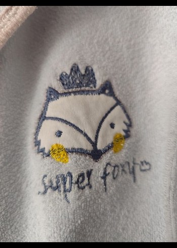 Babayda. Kapüşonlu Erkek Çocuk Bornoz Gri - Görsel 4