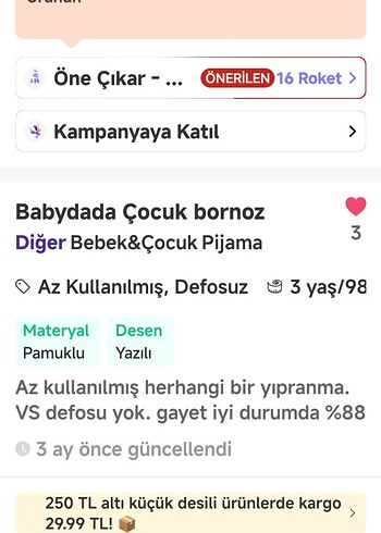 Babayda. Kapüşonlu Erkek Çocuk Bornoz Gri - Görsel 8
