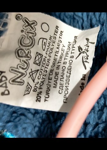 Murcik: Erkek Bebek Mavi peluş Tulum - Görsel 7