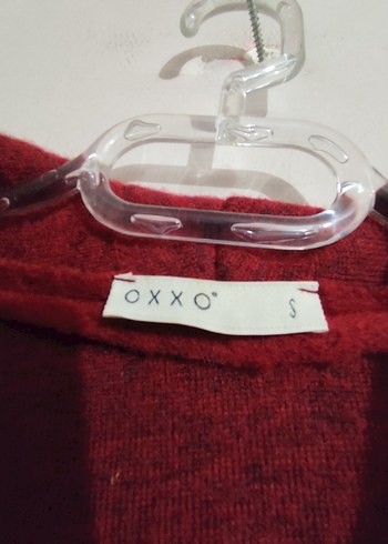 OXXO :Kadın Kırmızı Yün Kabanı - Görsel 5