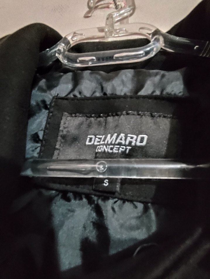 Delmaro : Siyah Kadın Deri  Süet Biker Ceket - Görsel 5