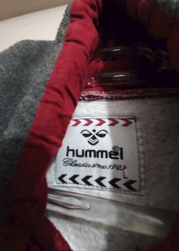 hummel : Gri Kapüşonlu Kadın Sweatshirt - Görsel 6