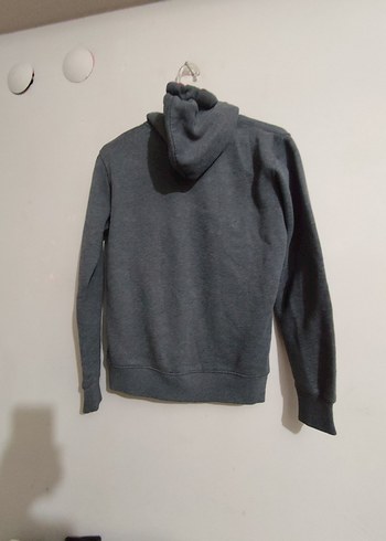 hummel : Gri Kapüşonlu Kadın Sweatshirt - Görsel 3