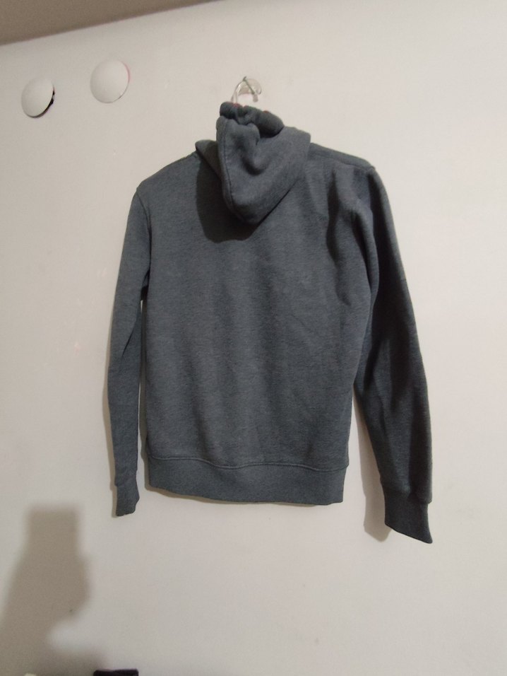 hummel : Gri Kapüşonlu Kadın Sweatshirt - Görsel 3