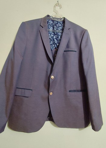 ESCALDES : Mor Düğmeli Erkek Ceket - Görsel 4