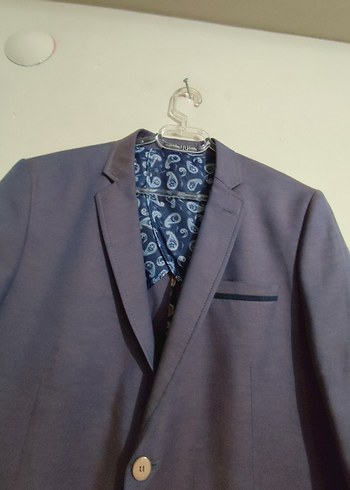 ESCALDES : Mor Düğmeli Erkek Ceket - Görsel 2