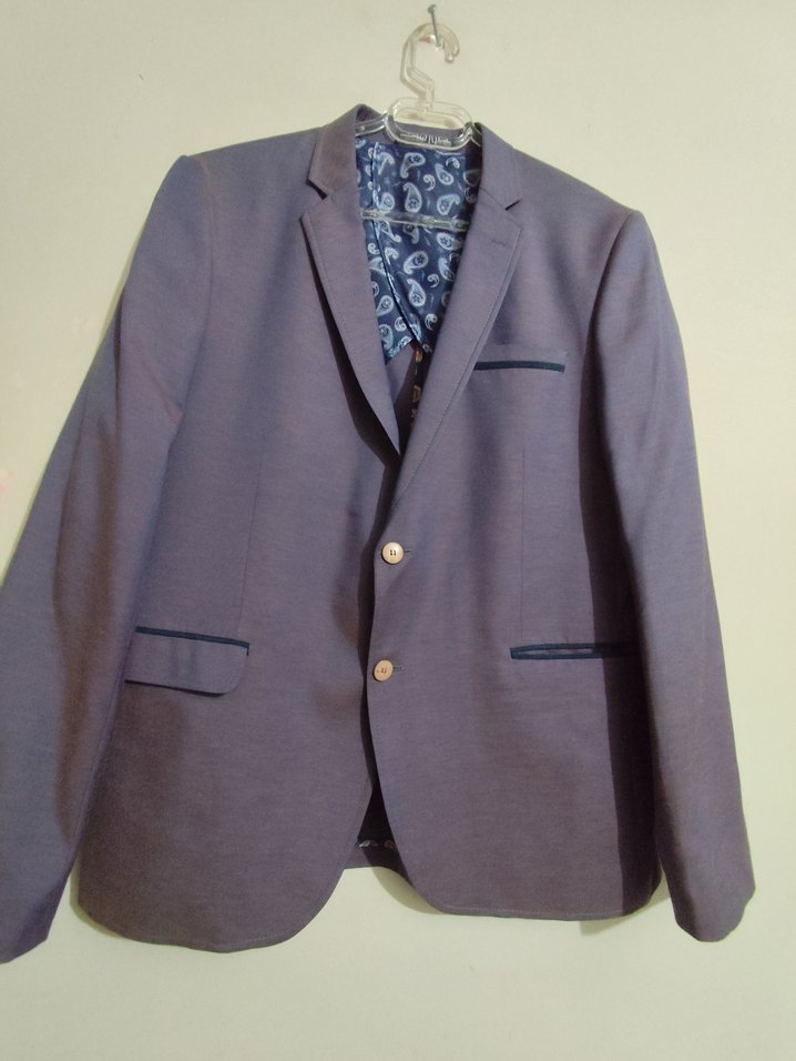 ESCALDES : Mor Düğmeli Erkek Ceket - Görsel 4