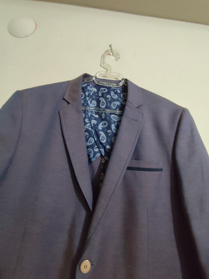 ESCALDES : Mor Düğmeli Erkek Ceket - Görsel 2