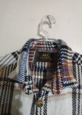 ALC :Kadın Çok Renkli Pamuklu kalın Oduncu Gömlek - Görsel 2