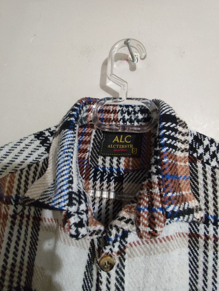 ALC :Kadın Çok Renkli Pamuklu kalın  Oduncu  Gömlek - Görsel 2