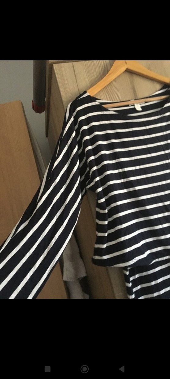 Çizgili Siyah  Günluk Midi Elbise - Görsel 4