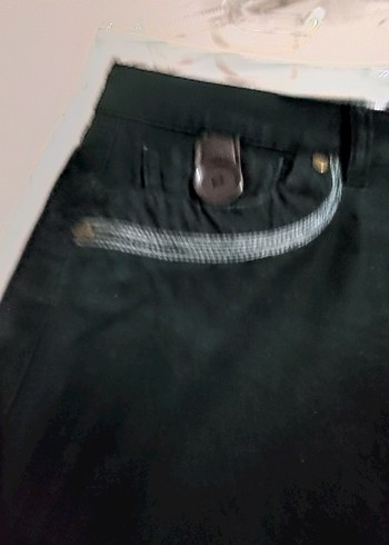 Byos : Siyah Midi Denim Kadın Etek - Görsel 3