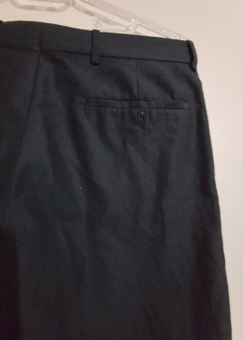 Siyah Regular Fit Bel Detaylı Erkek Pantolon - Görsel 7