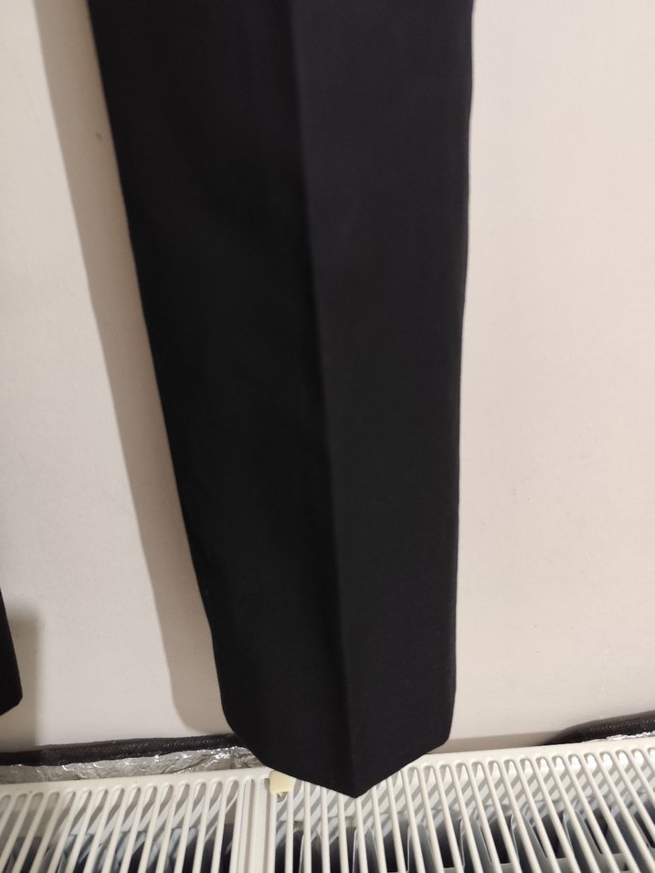 Siyah Regular Fit Bel Detaylı Erkek Pantolon - Görsel 5