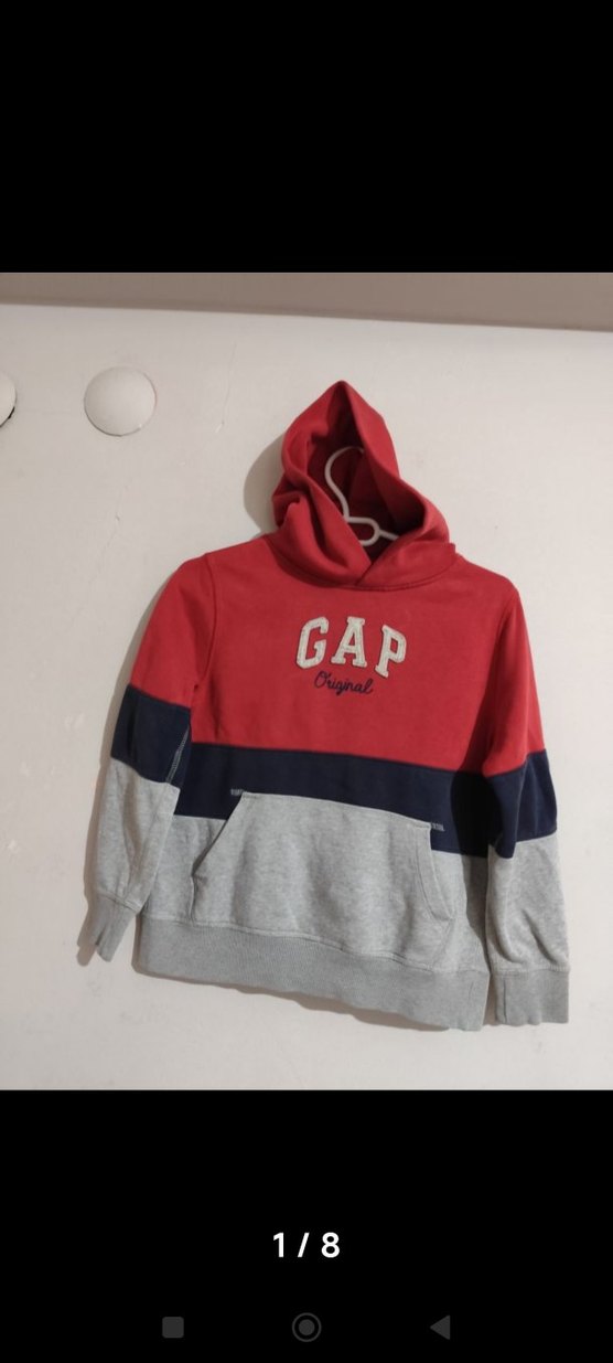 GAP Ve 3 parça  Erkek Çocuk Fermuarlı Uzun Kollu Pijama - Görsel 2
