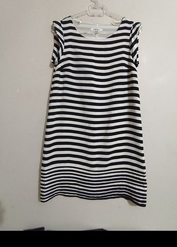 Koton: Çizgili Midi Kolsuz Elbise - Görsel 2