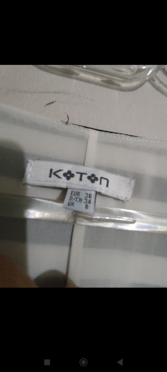 Koton: Çizgili Midi Kolsuz Elbise - Görsel 5