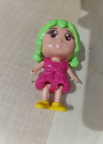 Renkli Pembe Elbiseli Bebek Oyuncak