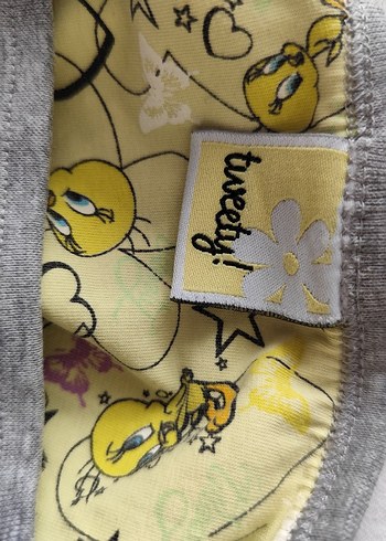 Tweety Baskılı pijama üstü ve askılı Tişört - Görsel 8