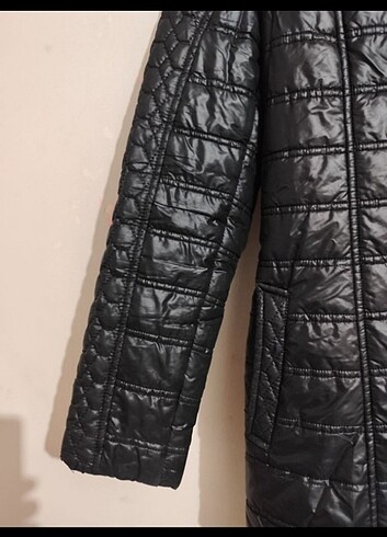 Selen kadın şişme parka - Görsel 5