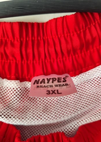 Baypas Erkek Kırmızı Rahat Kesim  uzun yüzücü gözme Şort - Görsel 6