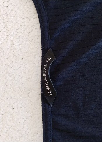 xxl Beden LCW Waikiki marka lacivert penye elbise