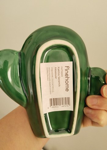 kaktüs seramik dekor - Görsel 2