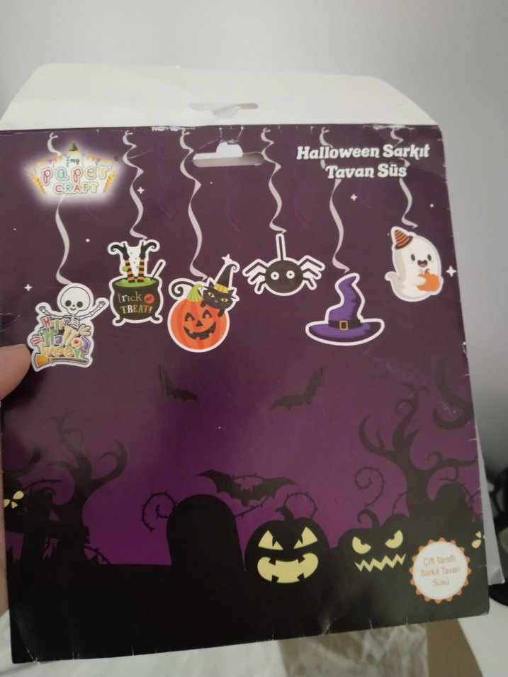 Halloween doğum günü süsleri - Görsel 5