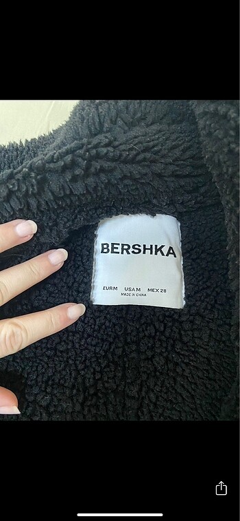 m Beden siyah Renk Bershka ceket