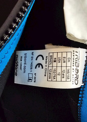 Tribord 12 yaş dalgıç/dalış giysisi - Görsel 4