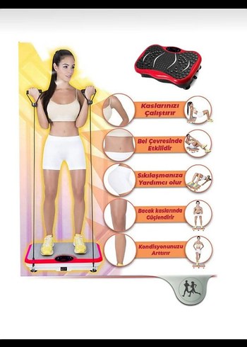  Beden Vibrofitto titreşimli spor aleti