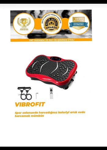  Beden Renk Vibrofitto titreşimli spor aleti