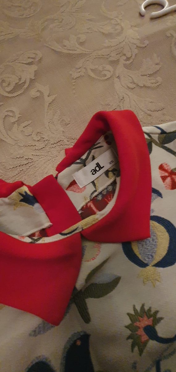 Adil Işık XS beden desenli elbise - Görsel 3