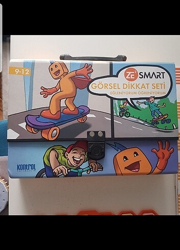 SMART Görsel Dikkat Seti. 9 kitap ve kontrol paneli.. 9-12 yaşa 