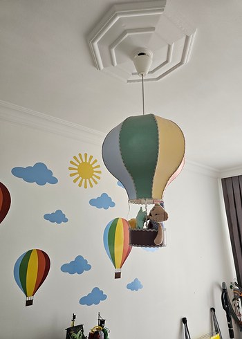 Çocuk odası için balon avize