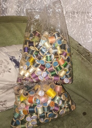 100 adet ipek iplik