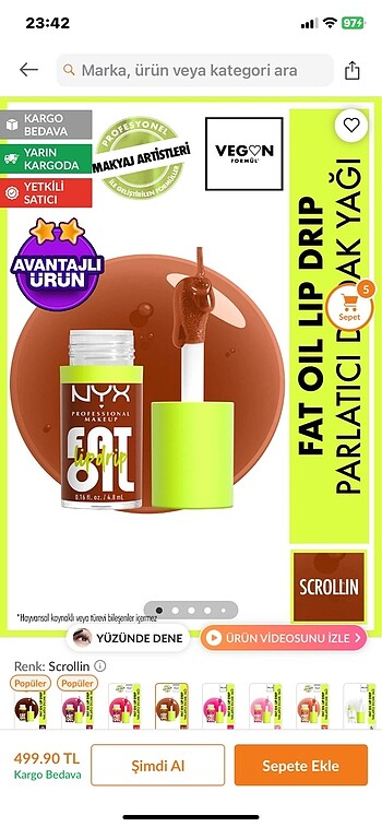 NYX Fat Oil Lip Drip Scrollin