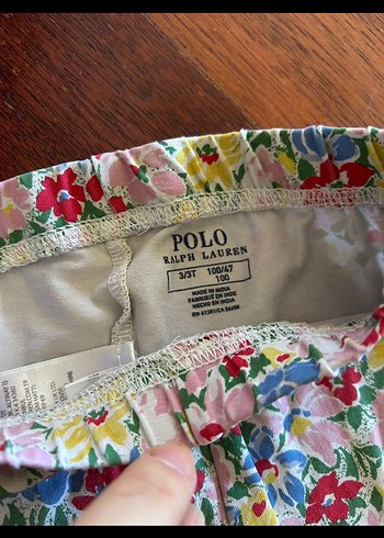 Ralph Lauren Çiçek Desenli Kız Tayt - Görsel 2