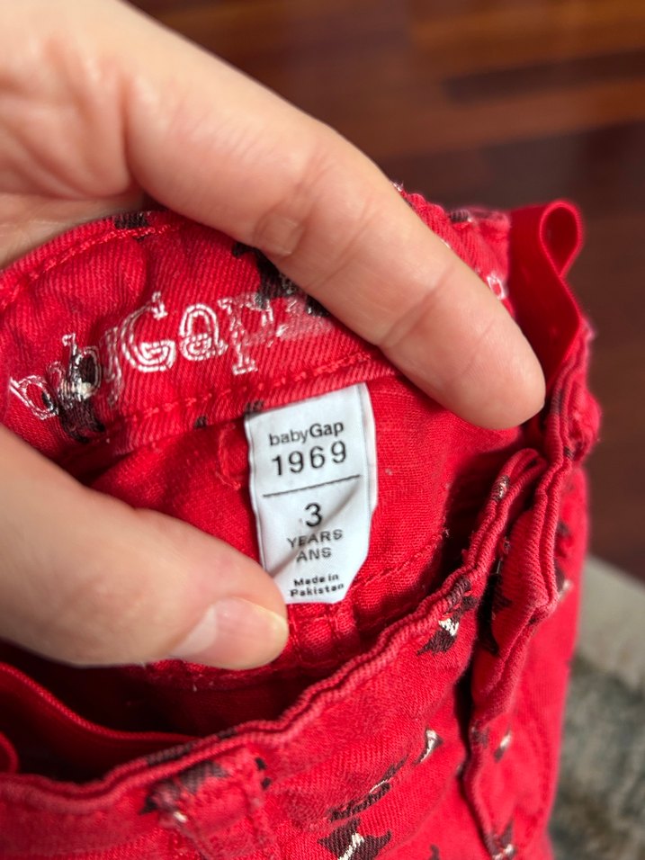 Gap Köpek Desenli Kız Çocuk Pantolon - Görsel 2