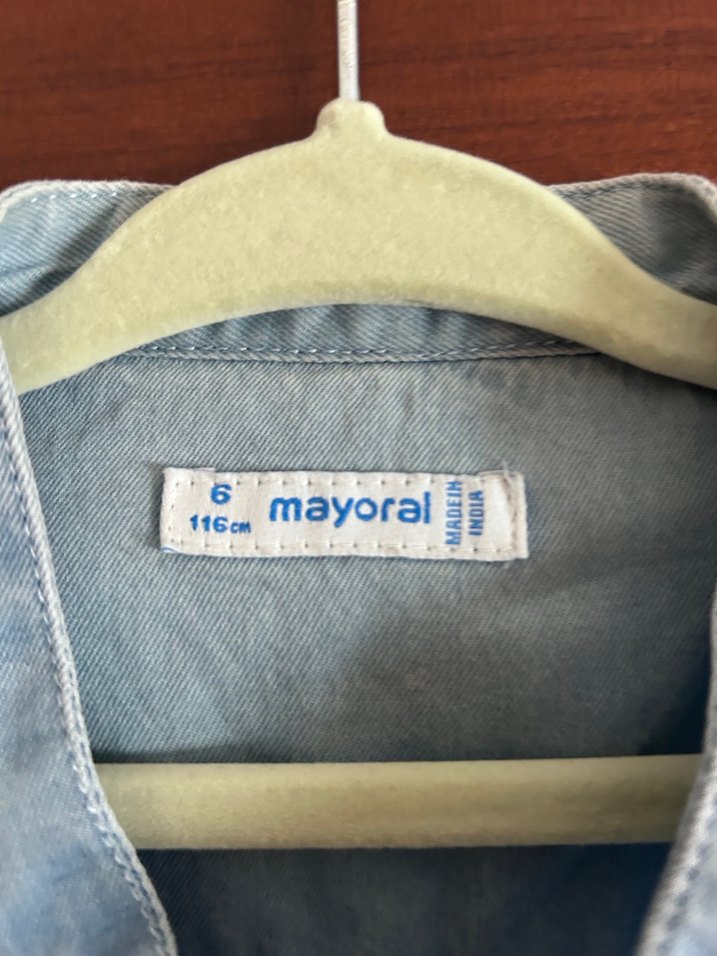 Mayoral Uzun Kollu Denim Gömlek - Görsel 2