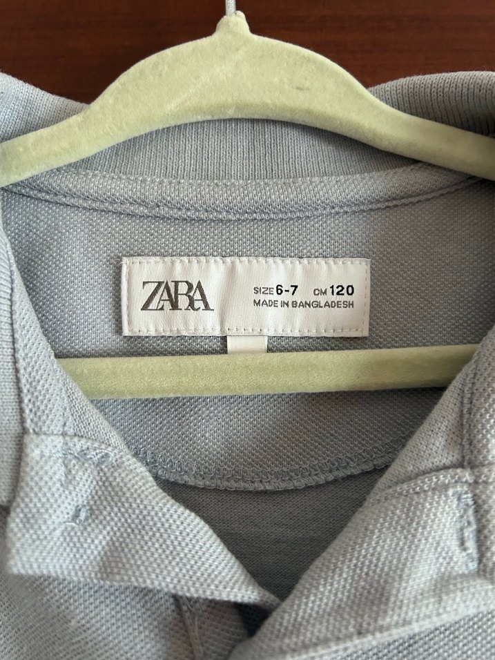 Zara Erkek Çocuk Uzun Kollu Polo Tişört - Görsel 3