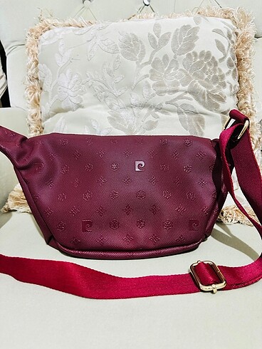 Beden bordo Renk Pierre Cardin Askılı çanta