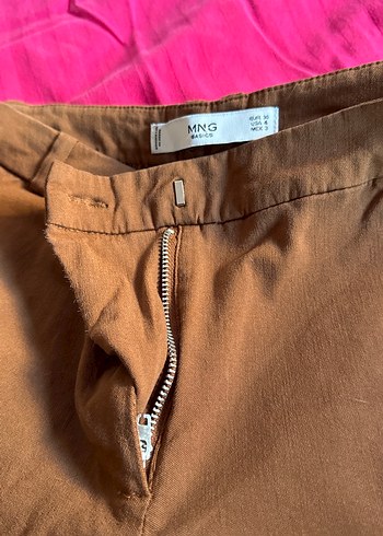 Kahverengi Süet Kadın Pantolon - Görsel 2