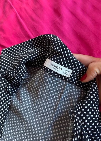 Siyah Puantiyeli Midi Kadın Elbise - Görsel 2