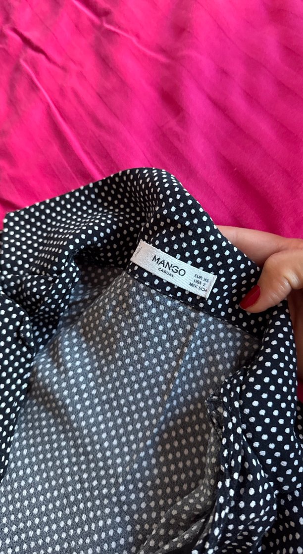 Siyah Puantiyeli Midi Kadın Elbise - Görsel 2