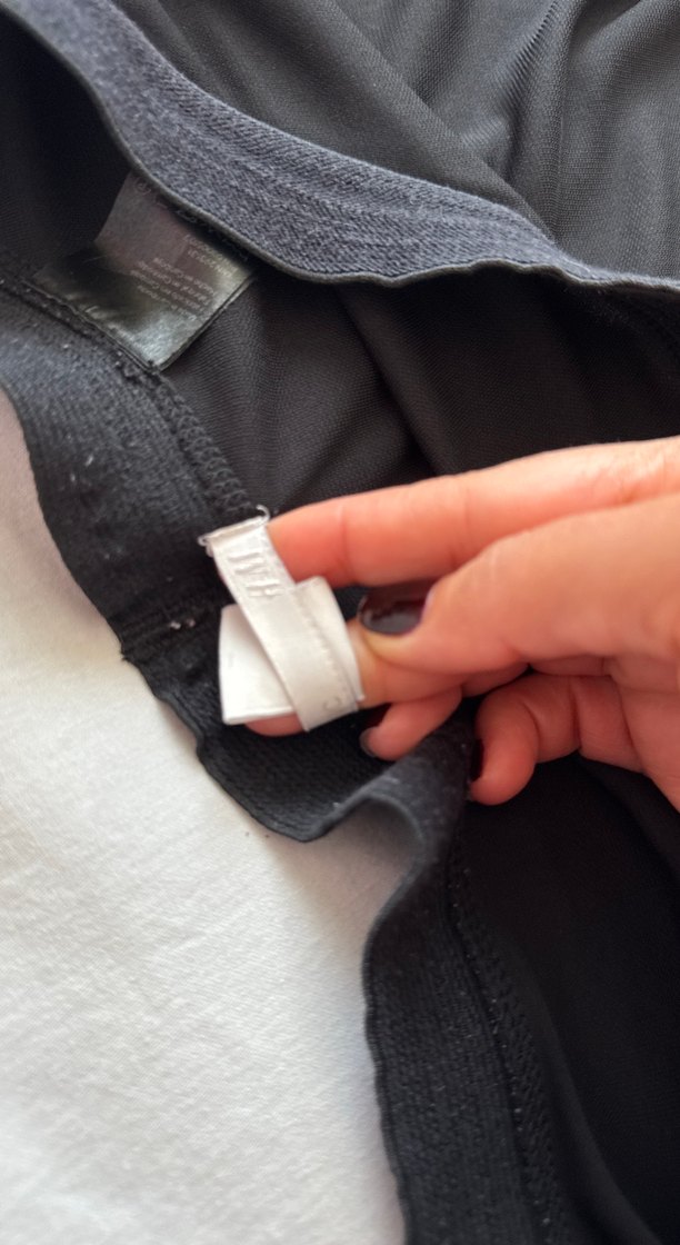 Drapeli Siyah Mini Kadın şort Etek - Görsel 3