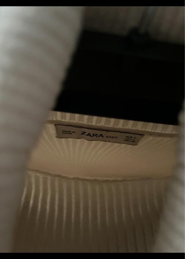 Zara beyaz kazak/bluz - Görsel 2