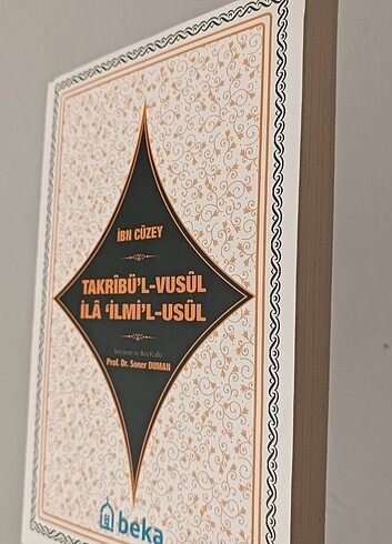Takribü'l Vusul İlla İlmi'l-Usul Fıkıh Usulü