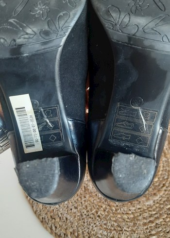 Siyah Süet 39 numara derimod - Görsel 4