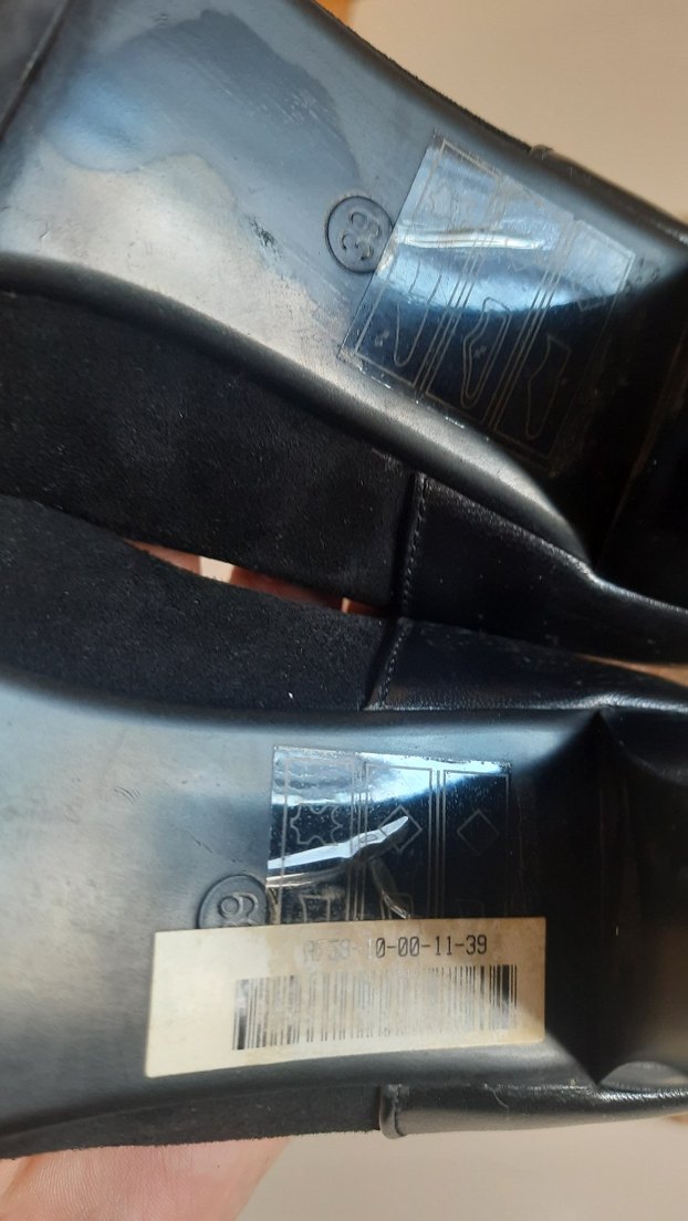 Siyah Süet 39 numara derimod - Görsel 5